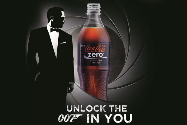 Coca-Cola Zero: "Unlock the 007 in you"