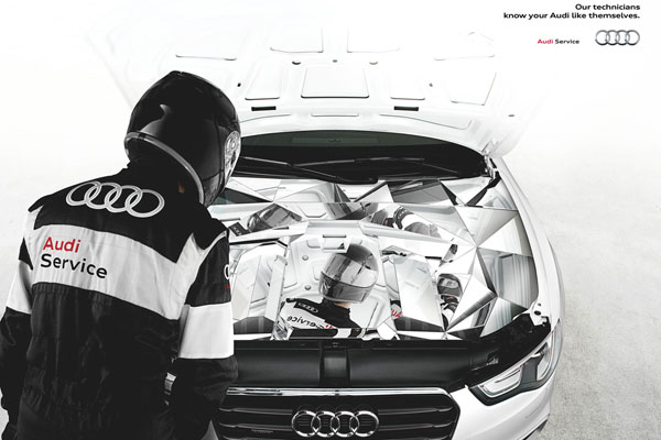 Audi Service: Mirror