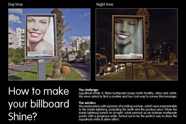 Aquafresh: Shiny billboard
