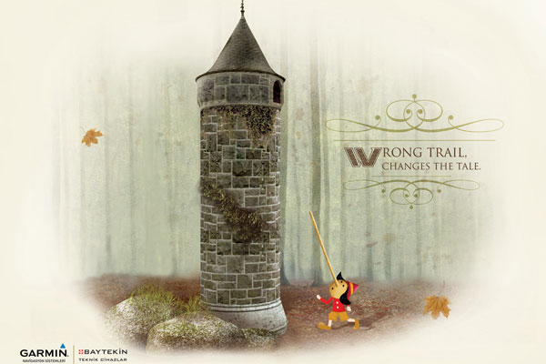Garmin Navigation System: Wrong trail - Pinocchio