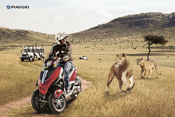 Piaggio MP3: Lions