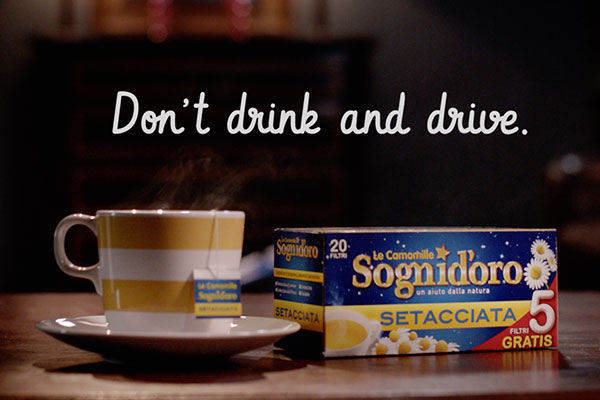 Camomilla Sogni d'Oro: Don't Drink and Drive