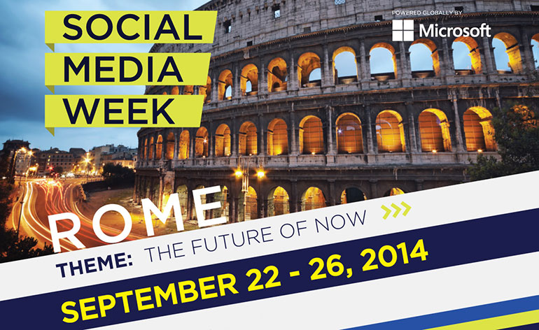 Social Media Week Rome: Ripartire dai Social
